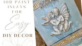 IOD Paint Inlays to Create Easy DIY Angelic Decor