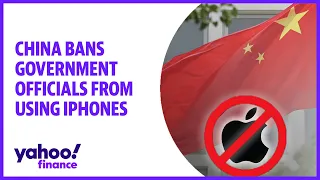 China bans government officials from using iPhones