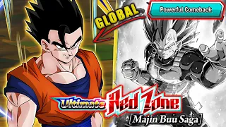 POWERFUL COMEBACK GLOBAL VS BUUHAN | STAGE 3 RED ZONE BUU SAGA | DOKKAN BATTLE ITA