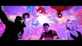 Miles sends the Spider People home (Spider-Man Into the Spider-Verse)