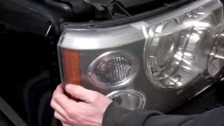 Remove headlight / change bulbs / swap to LHD on 2006 Range Rover L322