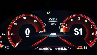 BMW 530i G30 0-100 Short test Mode Sport D/S