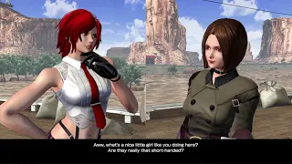 King of Fighters XIV - Vanessa vs Whip (Story Intro)(DLC)