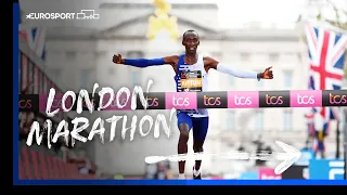 Second Fastest Marathon Ever! Kevin Kiptum Wins London Marathon | Eurosport