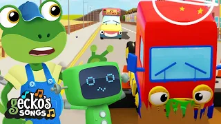 Baby Truck Keeps Falling Down | Nursery Rhymes & Kids Songs | Gecko's Garage | Funny Trucks For Kids