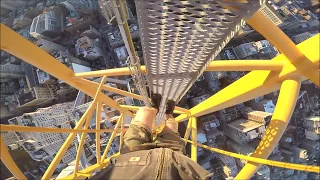 CRANE CLIMB OVER NYC