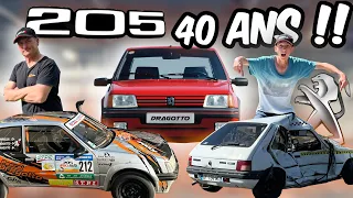 PEUGEOT 205 : On fête ses 40 ans !! 🔥😱 (à notre manière !) 😈