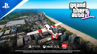 GTA 6 - Flying Over Concept Map, Amazing Gameplay