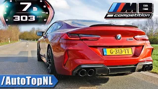 BMW M8 COMPETITION 625HP 0-300km/h ACCELERATION TOP SPEED & SOUND by AutoTopNL