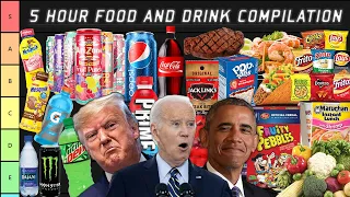 5 HOUR PRESIDENTS FOOD AND DRINK COMPILATION