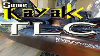 Some Kayak TLC / Wilderness Systems rudder upgrade