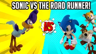 Sonic Plush Adventures: Sonic VS The Road Runner!