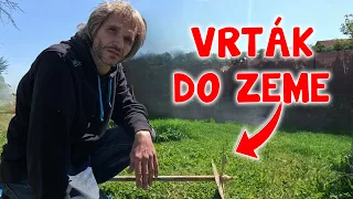 Vrták do zeme...