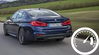 BMW M550i xDrive acceleration: 0-100 km/h, 0-250 km/h, top speed :: [1001cars]