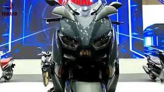 The latest generation of Yamaha XMax will appear more powerful and sophisticated.