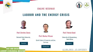 GLU Online Webinar -  Labour and the Energy Crisis