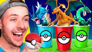 Throwing POKEBALLS To Get GOD POKEMON in MINECRAFT