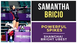 Samantha Bricio 🇲🇽 Powerful Spikes in China (2022/23)