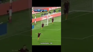 El Shaarawy's physics defying finish for Roma vs Juventus