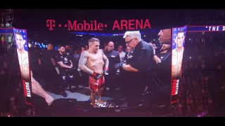 Dustin Poirier's walk out for Conor McGregor 3 at #UFC264 in Vegas
