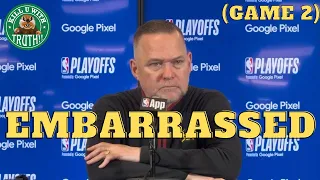 Michael Malone asks the fans to stick with them despite a terrible performance
