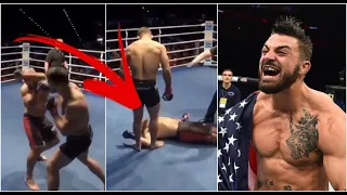 Mike Perry early KO win -  Pre UFC!!