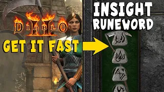 Get the Insight Runeword Easily + 4 Socket Polearm in Diablo 2 Resurrected / D2R