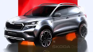 New Skoda KUSHAQ 2021 preview - FIRST sketches, details & RELEASE DATE