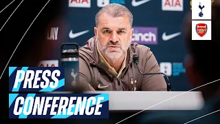 ANGE POSTECOGLOU PRESS CONFERENCE // TOTTENHAM HOTSPUR V ARSENAL