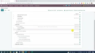 Odoo-Closing Financial Year اودو- إقفال  السنه الماليه