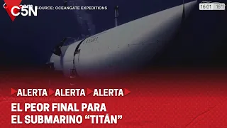 SUBMARINO DESAPARECIDO: confirmaron la MUERTE de los CINCO TRIPULANTES