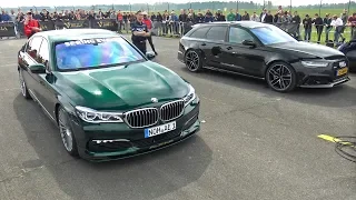 Audi RS6 Avant C7 vs Alpina B7 BiTurbo vs Nissan GT-R