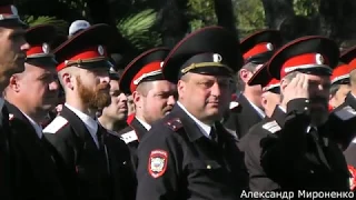 Парад посвященный празднованию дня сотрудника МВД