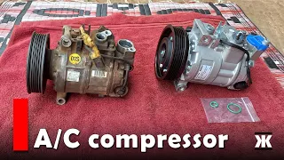 Audi A6 3.2 - A/C Compressor Replacement after Black Death
