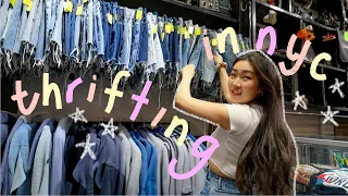 Thrift with Me for my summer wardrobe in nyc!