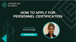 How to Apply for Personnel Certification