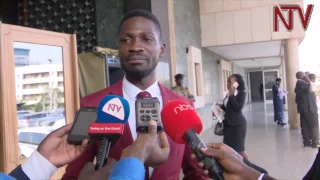 Robert Kyagulanyi attends first full plenary session, finds proceedings too formal