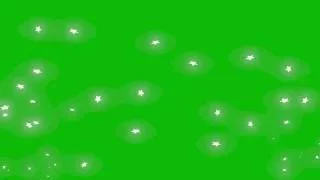 Green Screen Stars Sparkling Light Animation Футаж Звезды Блеск Эффект Анимация Хромакей