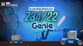 PLATAFORMA ELEVATÓRIA ARTICULADA Z34 GENIE-BR PLATAFORMAS