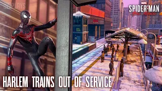 Marvel's Spider Man : Miles Morales - Harlem Trains Out Of Service (PS5 Gameplay)