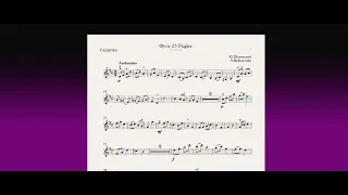 Фуга 23 Fugue(Скрипка)/(Violin)Скрипка 3 класс / Violin 3 grade