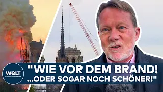 PARIS: Großbrand Notre Dame "Wiederaufbau beinahe abgeschlossen!" Kathedrale vor Wiedereröffnung!