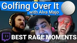 Golfing Over It - BEST RAGE AND FUNNY TWITCH MOMENTS