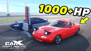 Joined a Drag Race with a SLEEPER Miata! - CarX Drift Racing