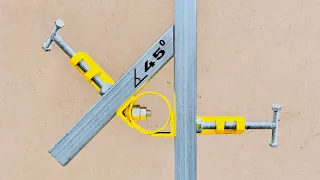How to make multi-angle clamps 2 in 1 function || How to make a multi-purpose clamp