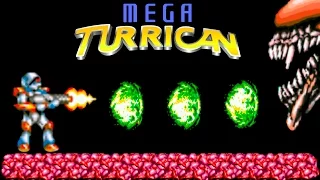 Mega Turrican прохождение (Sega Mega Drive, Genesis) + All Secrets