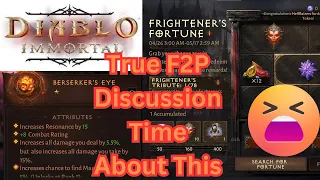 Time to Test A Problem, Recent Issues. Grab Some Snacks, Here We Go | F2P| Diablo Immortal