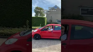 Friese buurman heeft nieuw auto! 🚗