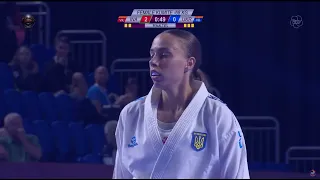 Ceyco Georgia Zefanya  vs Elina Sieliemienieva | Bronze Medal Female Kumite -68Kg | Dublin 2023
