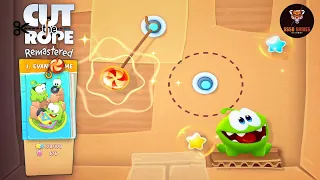 Cut the Rope Remastered: Level 1-10 Yellow+Blue Stars Gameplay Walkthrough #Shorts